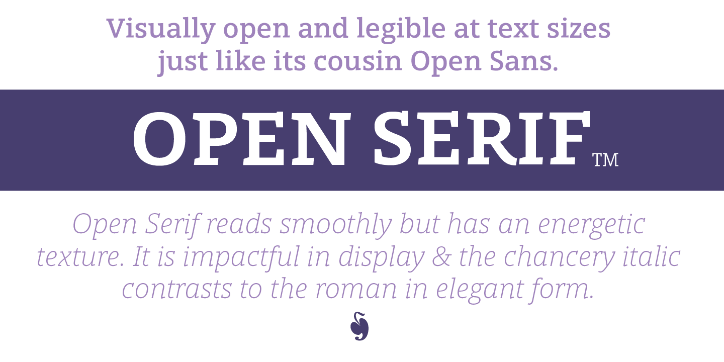 Font Open Serif